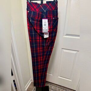 NYGARD LUXE SLIMS - JEGGING NAVY/RED (BRAND NEW) - LARGE (14-16)
